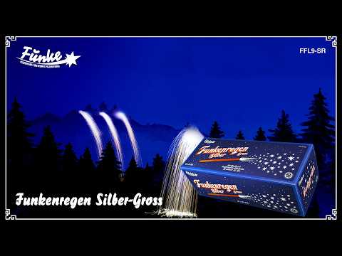 Funkenregen Silber-gross