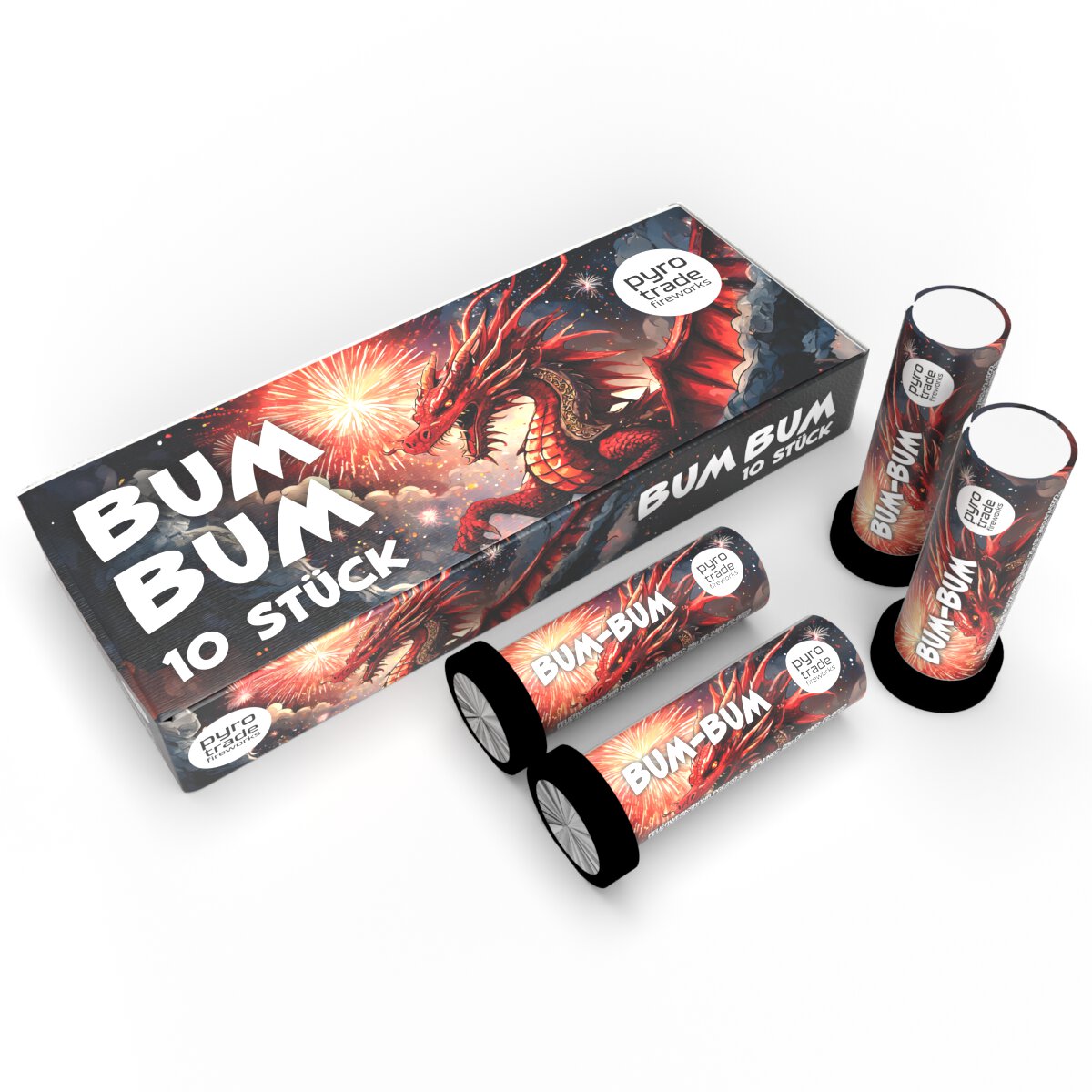 BUM BUM 10 - Single shot knall, 10er Pack