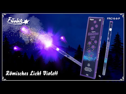 8 Schuss Römisches Licht Kal. C - Violett 5er Packung 