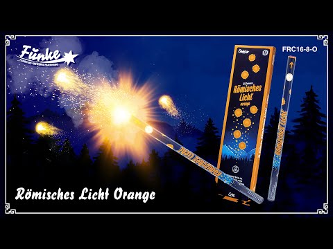 8 Schuss Römisches Licht Kal. C - Orange 5er Packung 